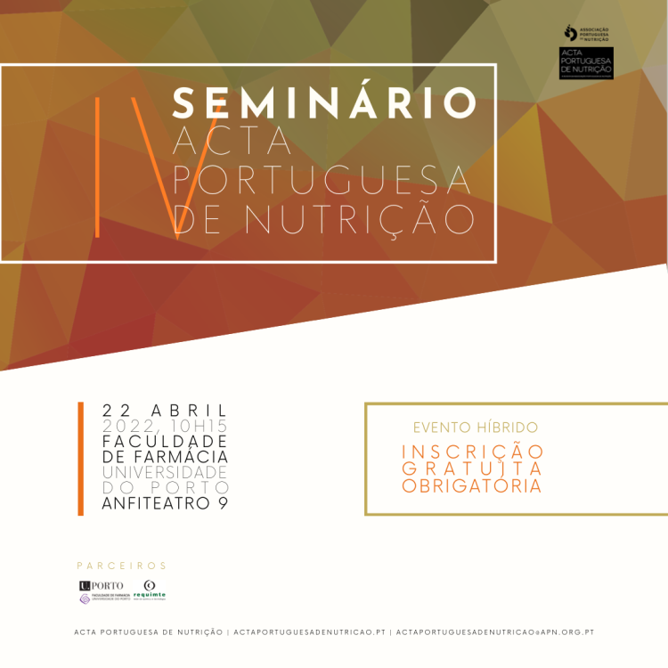 4º Seminário da Acta Portuguesa de Nutrição