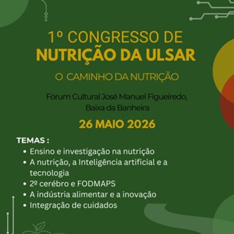 1º congresso de Nutrição da ULS Arco Ribeirinho